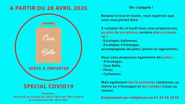 Lire la suite à propos de l’article VENTE A EMPORTER (SPECIAL COVID19)